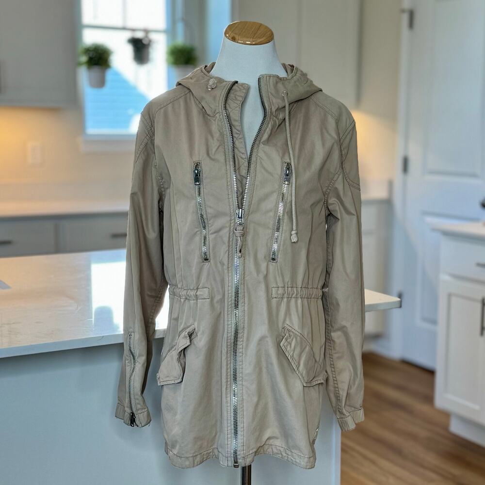 TNA Aritzia | Tan Military Edition Utility Jacket